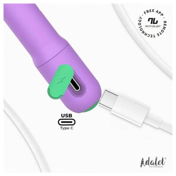 Adalet Gently - Vibrador Inteligente para Ponto G e Próstata (Roxo)