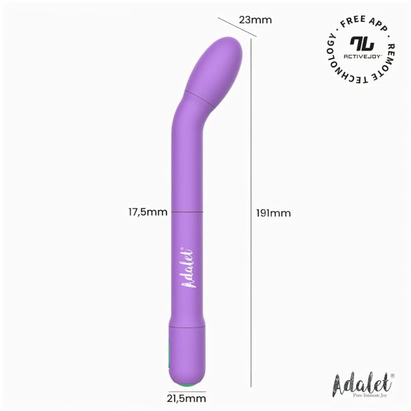 Adalet Gently - Vibrador Inteligente para Ponto G e Próstata (Roxo)