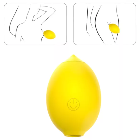 Engily Ross Lemon - estimulador de clitóris com ondas de ar em forma de limão (amarelo)