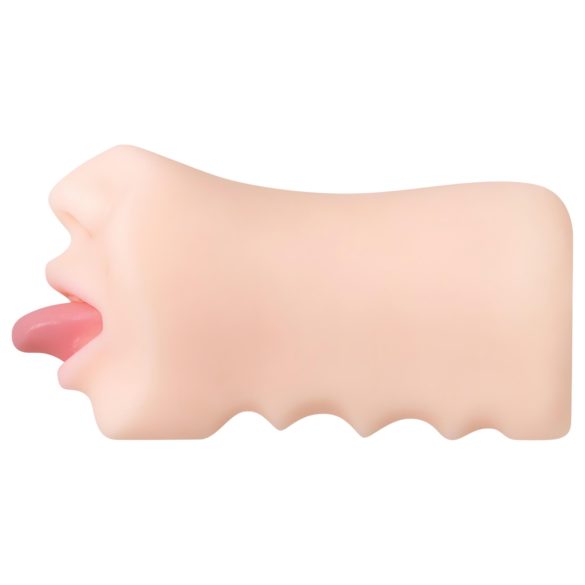 Zero Tolerance - masturbador oral realista - silicone cor natural