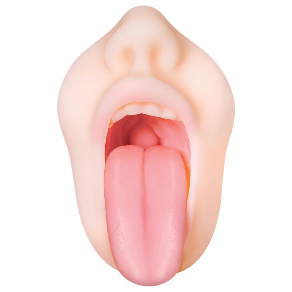 Zero Tolerance - masturbador oral realista - silicone cor natural
