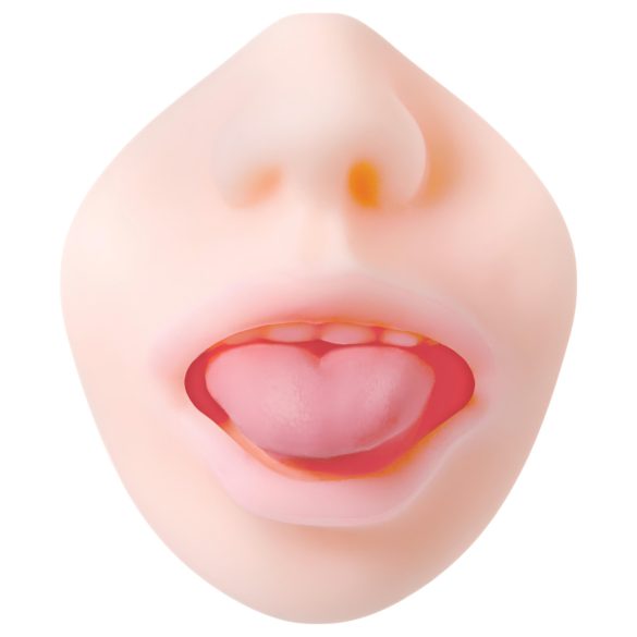 Zero Tolerance - masturbador oral realista - silicone cor natural