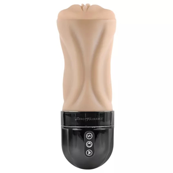 Zero Tolerance - masturbador masculino sugador vibratório - cor natural