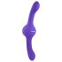 Evolved - vibrador duplo recarregável com vibração e rotação - silicone lilás