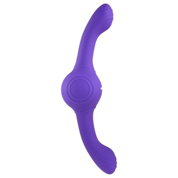 Evolved - vibrador duplo recarregável com vibração e rotação - silicone lilás