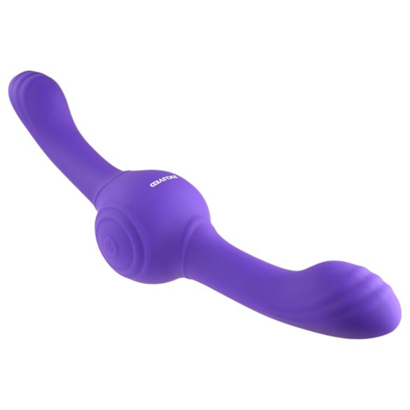 Evolved - vibrador duplo recarregável com vibração e rotação - silicone lilás