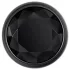 Evolved Black Gem - conjunto de plugs anais de metal com pedra preta (prateado)