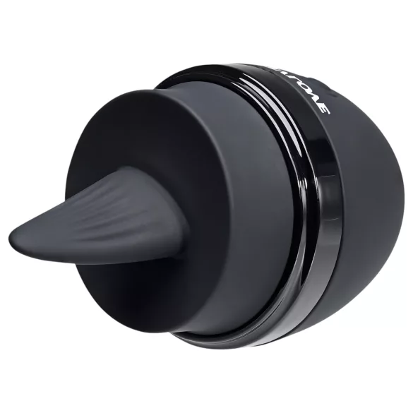 Evolved Tongue Tied - vibrador com língua, recarregável (preto)