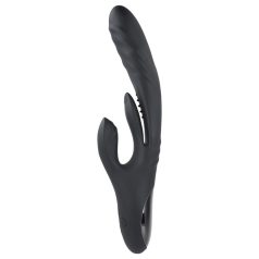   Playboy Rapid Rabbit - vibrador coelho recarregável clitóris e ponto G - preto