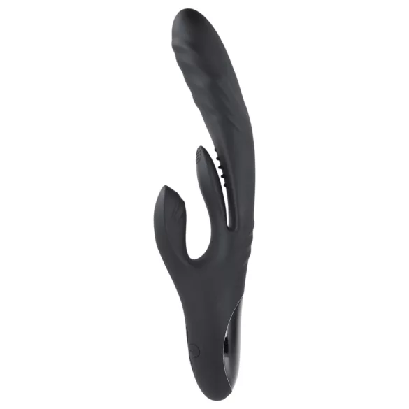 Playboy Rapid Rabbit - vibrador coelho recarregável clitóris e ponto G - preto