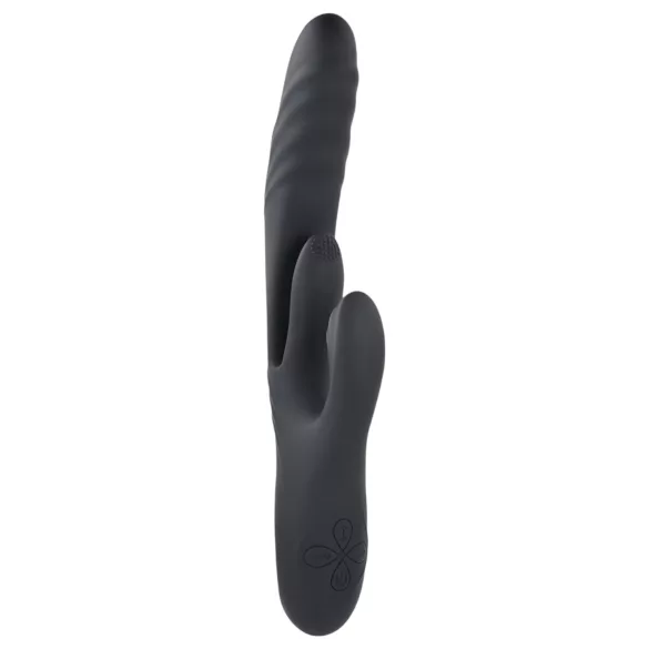 Playboy Rapid Rabbit - vibrador coelho recarregável clitóris e ponto G - preto
