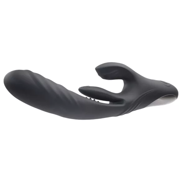 Playboy Rapid Rabbit - vibrador coelho recarregável clitóris e ponto G - preto