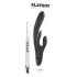 Playboy Rapid Rabbit - vibrador coelho recarregável clitóris e ponto G - preto