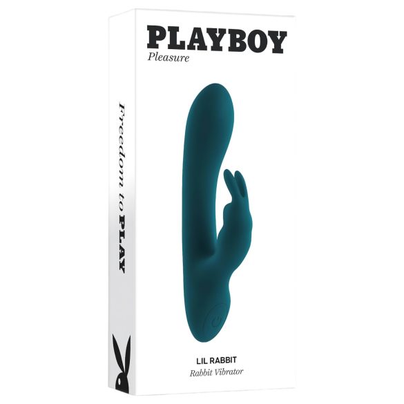 Playboy Rabbit - vibrador clitoriano recarregável à prova d'água - turquesa