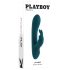 Playboy Rabbit - vibrador clitoriano recarregável à prova d'água - turquesa