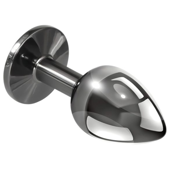 Playboy Tux - plug anal pequeno - metal prateado