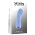 Evolved - vibrador de dedo texturizado - silicone azul
