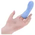 Evolved - vibrador de dedo texturizado - silicone azul