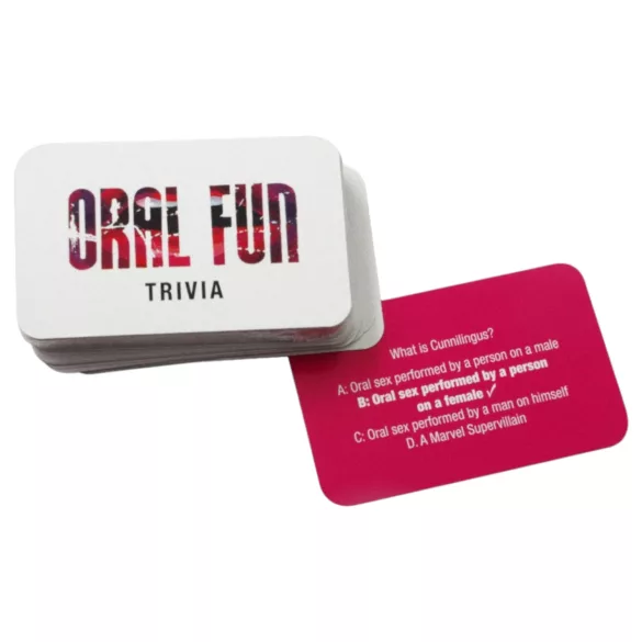 Oral Fun - jogo erótico de tabuleiro para casais (em inglês)