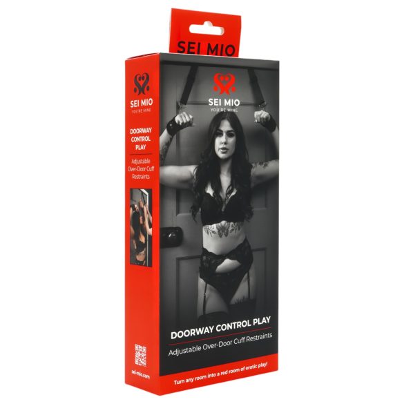 Sei Mio - kit de amarras para porta - preto