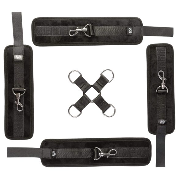 Sei Mio - algema para tornozelo e pulso - couro preto