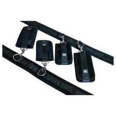   Sei Mio - algema para mãos, pulsos e tornozelos - couro preto