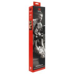   Sei Mio - barra de contenção com algemas - metal e couro preto