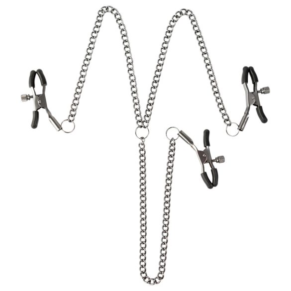 Sei Mio - clipe para mamilos e lábios vaginais - preto