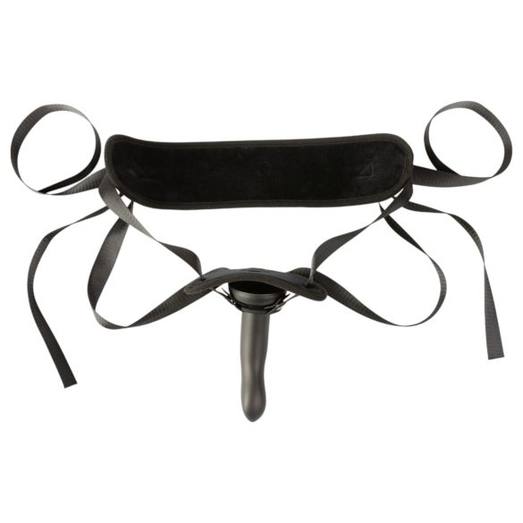 Sei Mio - strap-on dildo com arnês - 15cm - preto