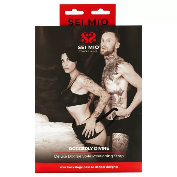 Sei Mio - almofada posicionadora doggy style - preto