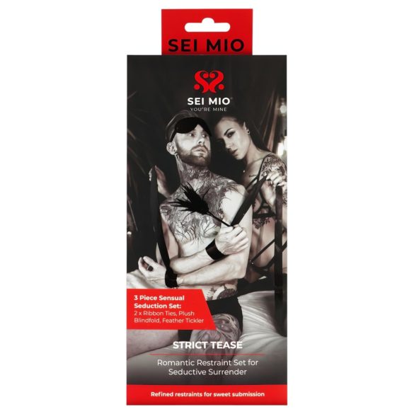 Sei Mio - kit BDSM iniciante - preto