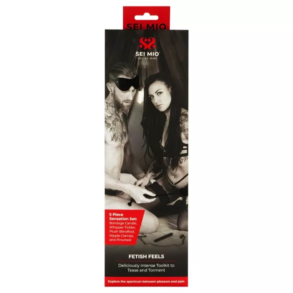Sei Mio - kit BDSM 5 peças - preto