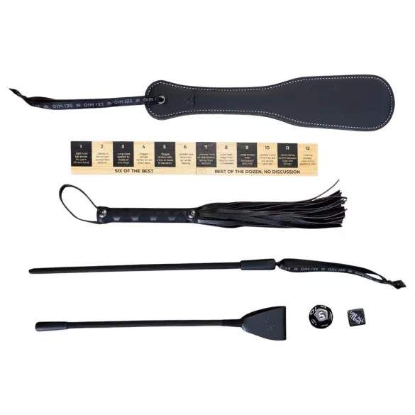 Sei Mio - kit BDSM - conjunto 5 peças - preto