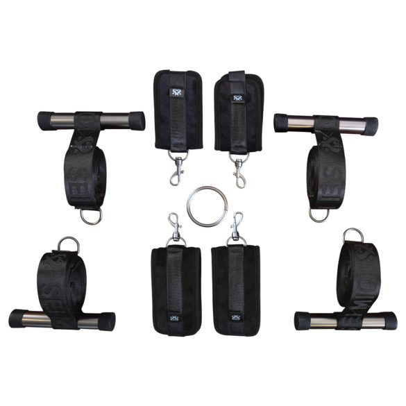 Sei Mio - cruz bondage para porta - fixação resistente - preto