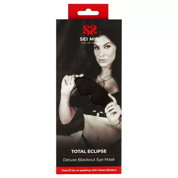 Sei Mio - máscara erótica para olhos - preto