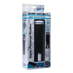   Master-Bot - Masturbador com Movimento Suave e Textura Macia (Preto)