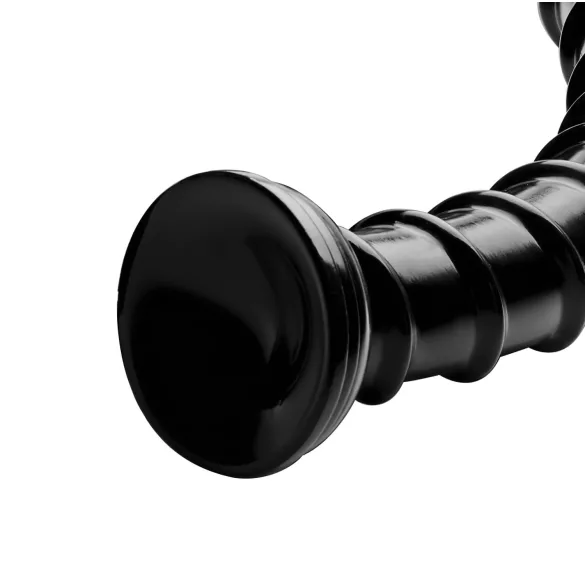 Hosed - dildo anal - longo e flexível - preto 18 cm