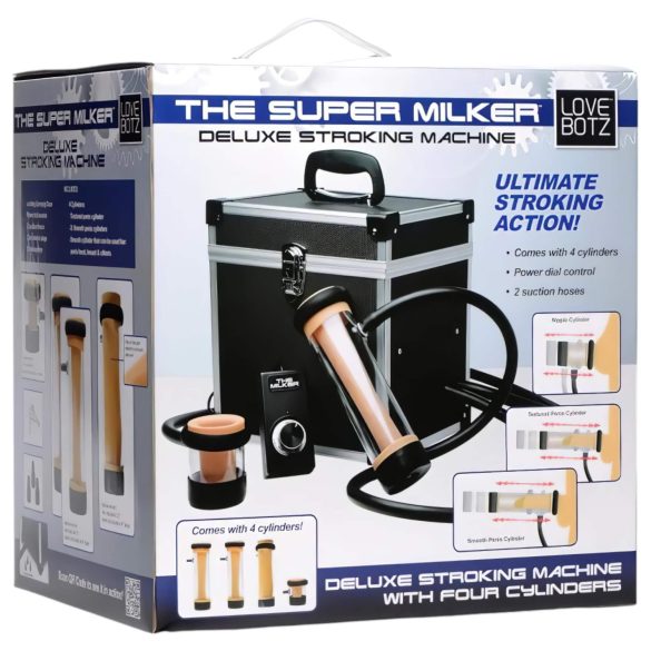 The Super Milker - masturbador automático deluxe (preto)