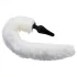 TAILZ - plug anal cauda de raposa com tiara - preto e branco