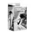 Booty Sparks Black Rose - plug anal alumínio - prata e preto