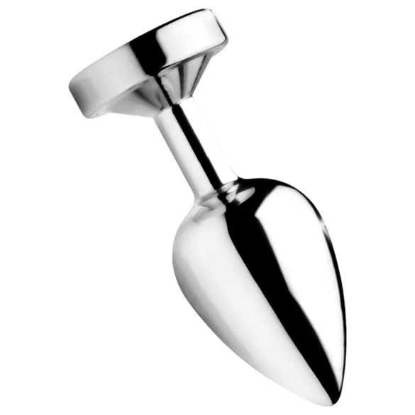 Booty Sparks - plug anal luminoso - grande - prata