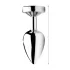 Booty Sparks - plug anal luminoso - grande - prata