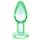 Booty Sparks - plug anal pequeno - vidro luminoso - transparente
