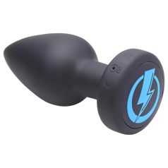 Zeus - vibrador anal eletroestimulação sem fio - preto