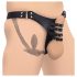 Strict - cinto de castidade masculino com plug anal - preto