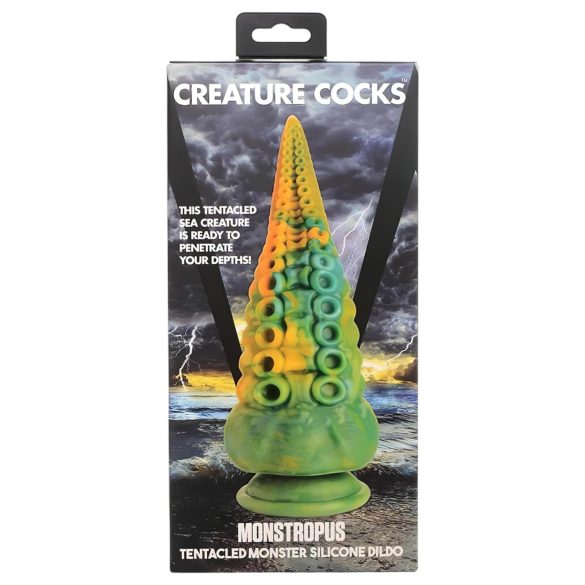 Creature Cocks Monstropus - dildo realístico - 22cm - amarelo
