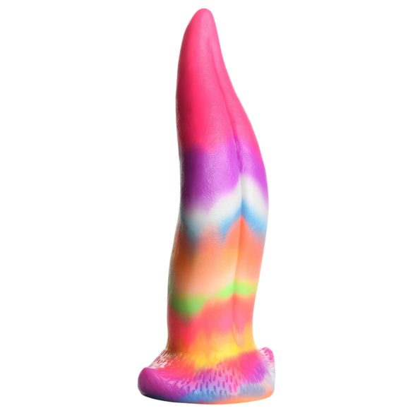 Creature Cocks - dildo com língua - silicone que brilha no escuro - 21cm
