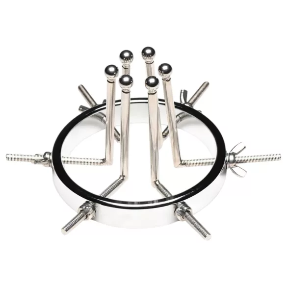 XR Brands Oculus - dilatador anal - aço inoxidável - prata