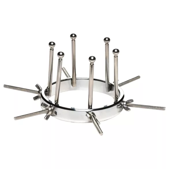 XR Brands Oculus - dilatador anal - aço inoxidável - prata