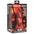Creature Cocks Hell Kiss - dildo de silicone torcido - 19 cm (vermelho)